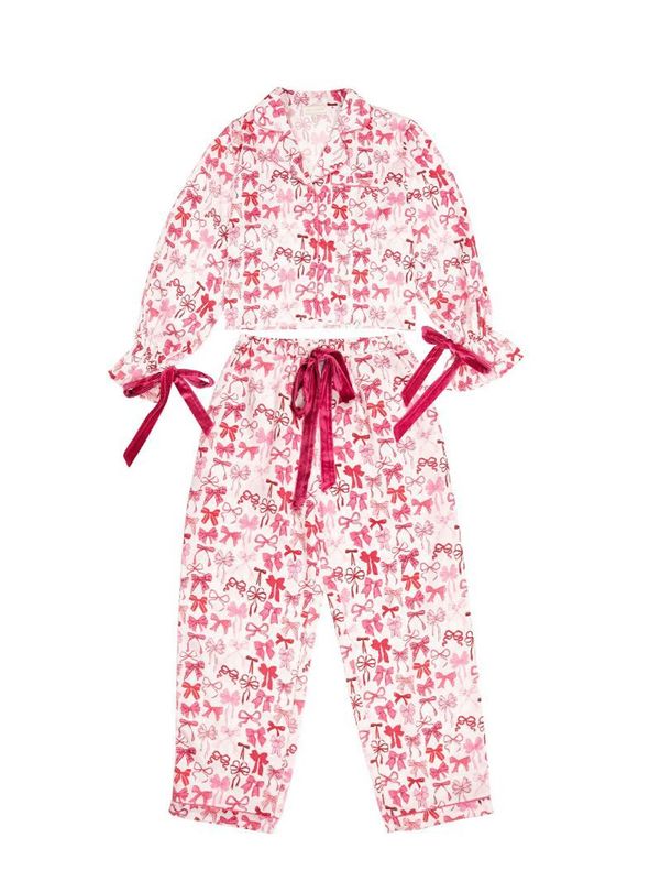 VG Bow PJ&#39;s-Pink Bows