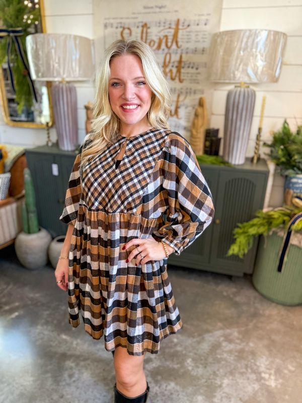 The Rockford Dress-Brown Mix