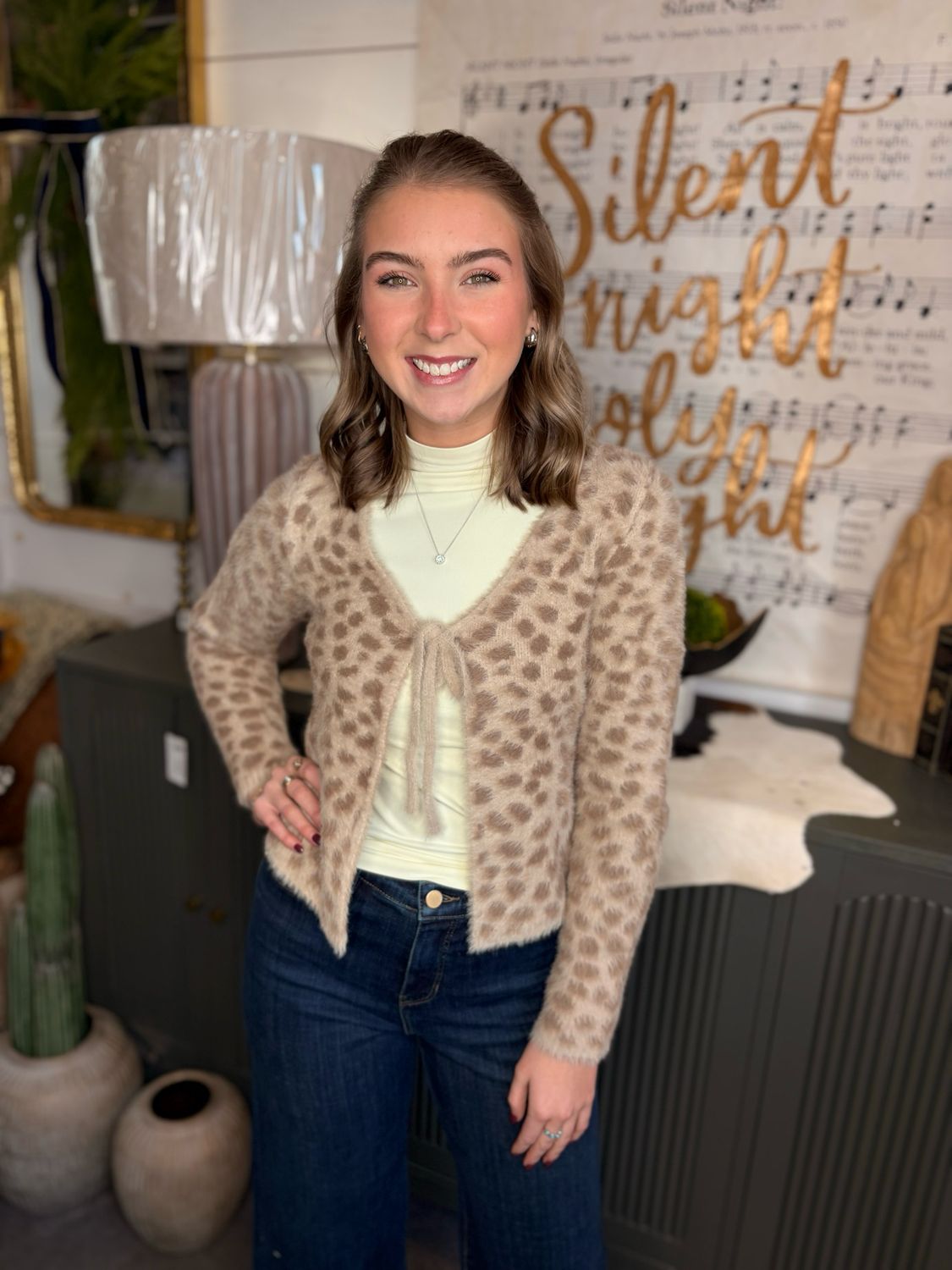 Frosted Mocha Cardi