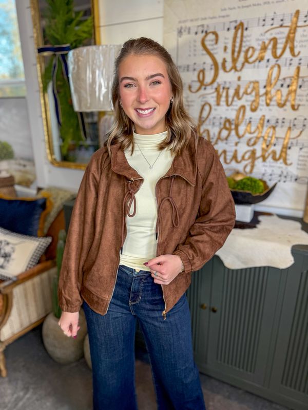 The Sadie Jacket-Chocolate