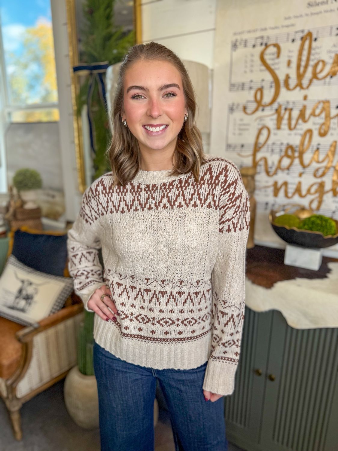 Gingerbread Glow Top