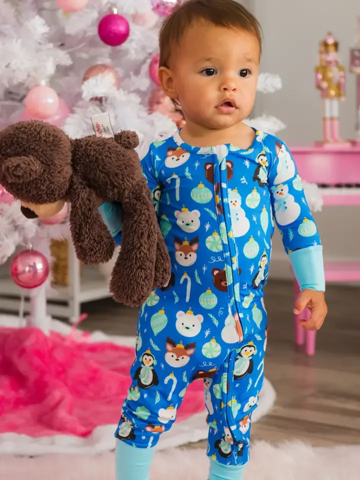 CS Soft Snooze Footie-Frosty Friends