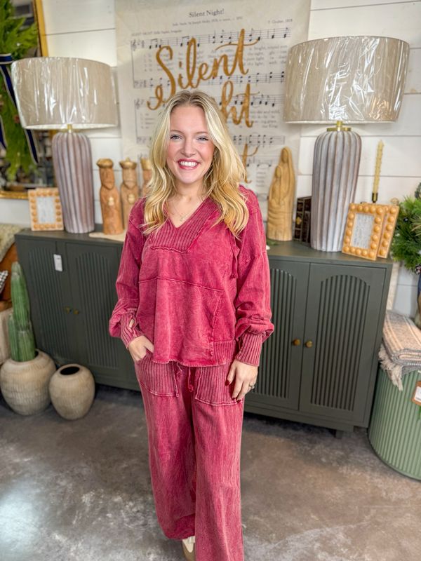 RD Rosewood Rib Pants