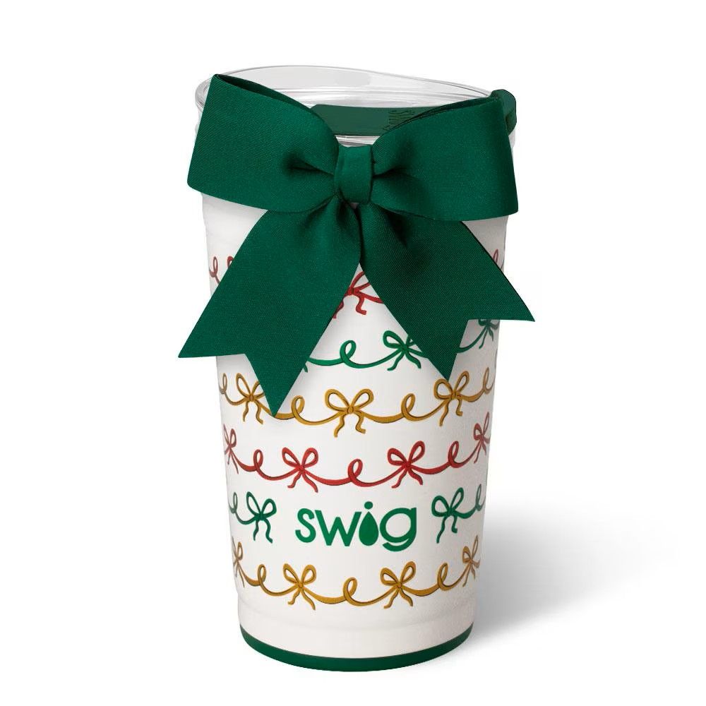 Christmas Bows Party Cup 24oz