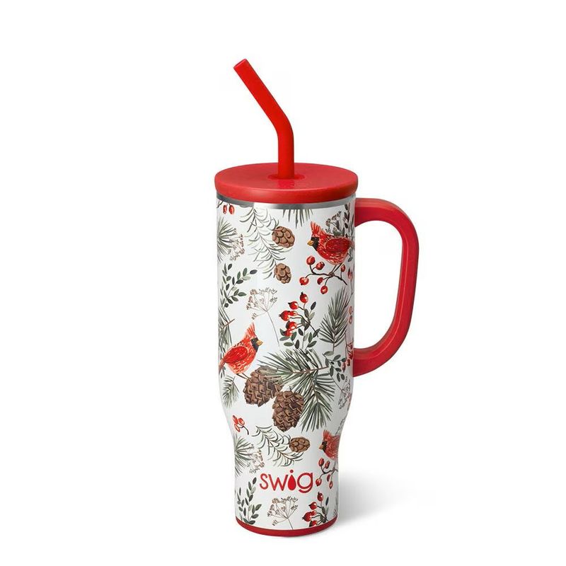 Winter Cardinals Mega Mug 30oz