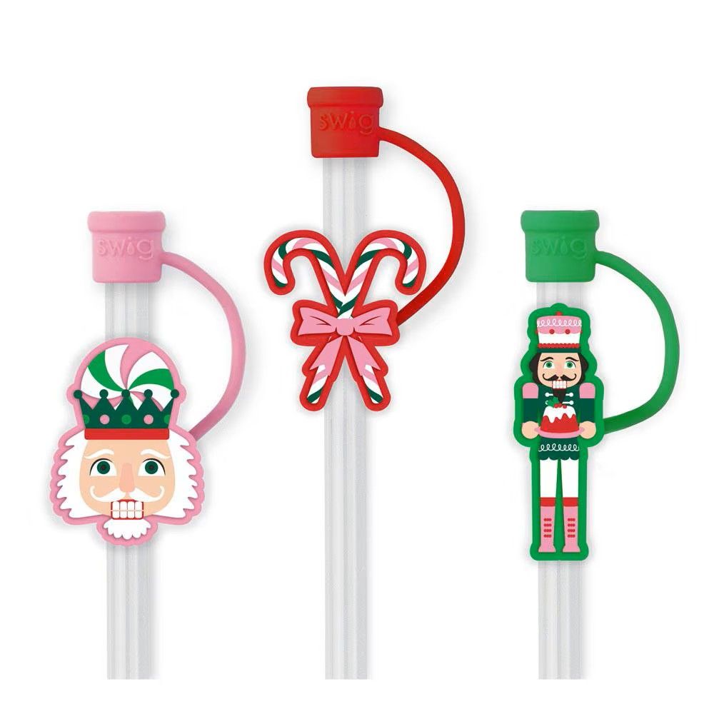 Sugar Plum Soldiers Straw Topper Set