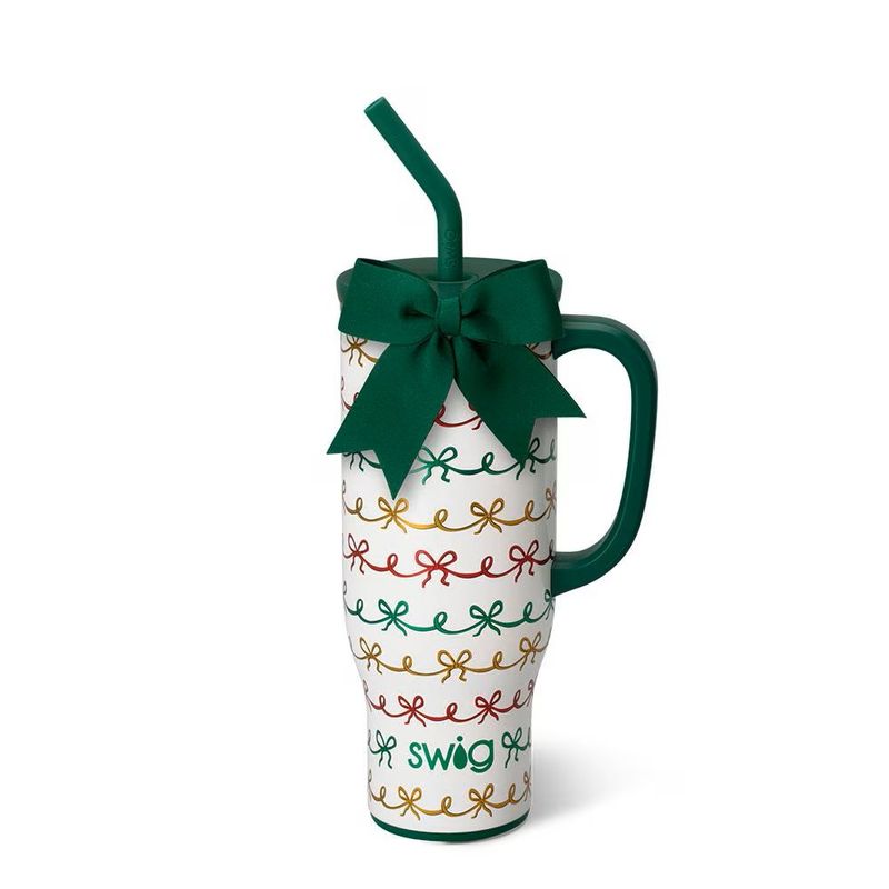 Christmas Bows Mega Mug 30oz