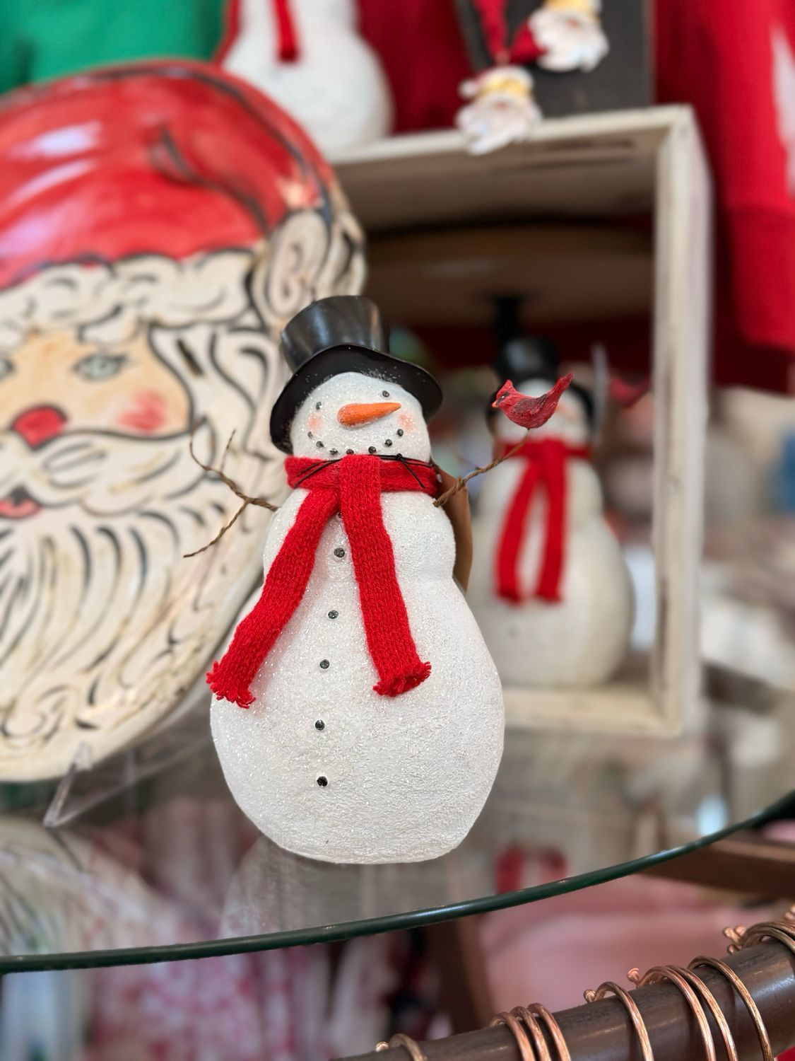 Resin Snowman Birds 1-XS8369A