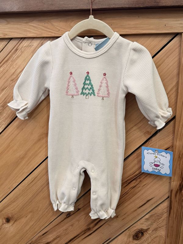 CH O' Christmas Tree Girls Romper