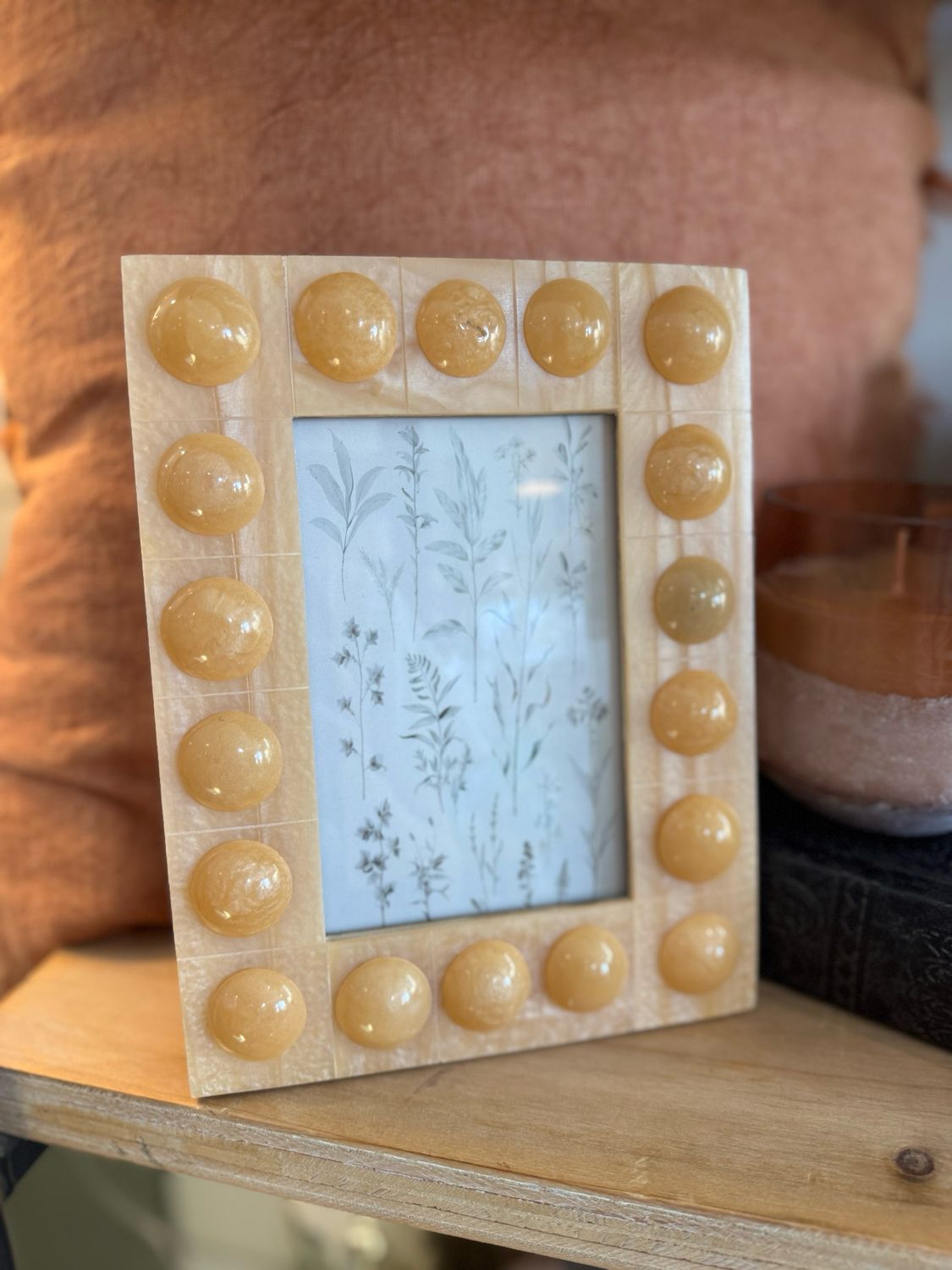 Handmade Resin Bobbin Photo Frame