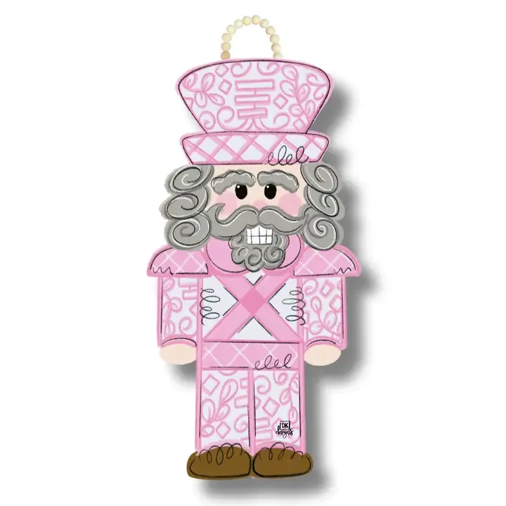 Pink Chinoserie Nutcracker