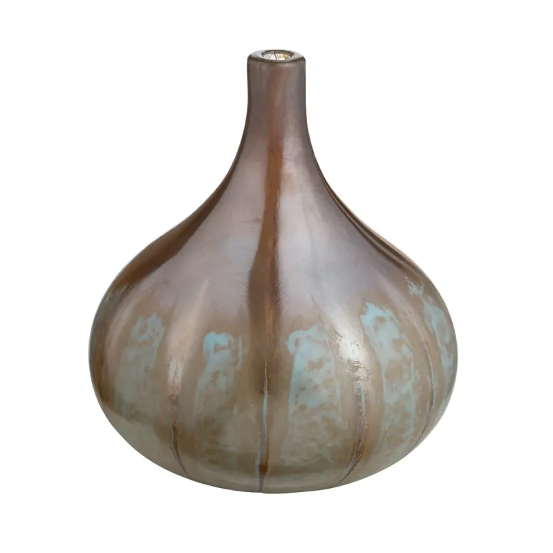 Alina Small Vase-Amber