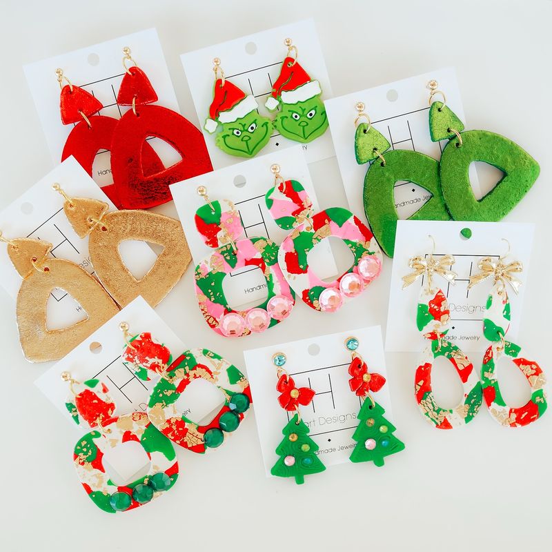 Christmas Gold Earring