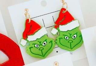 Grinch Earring