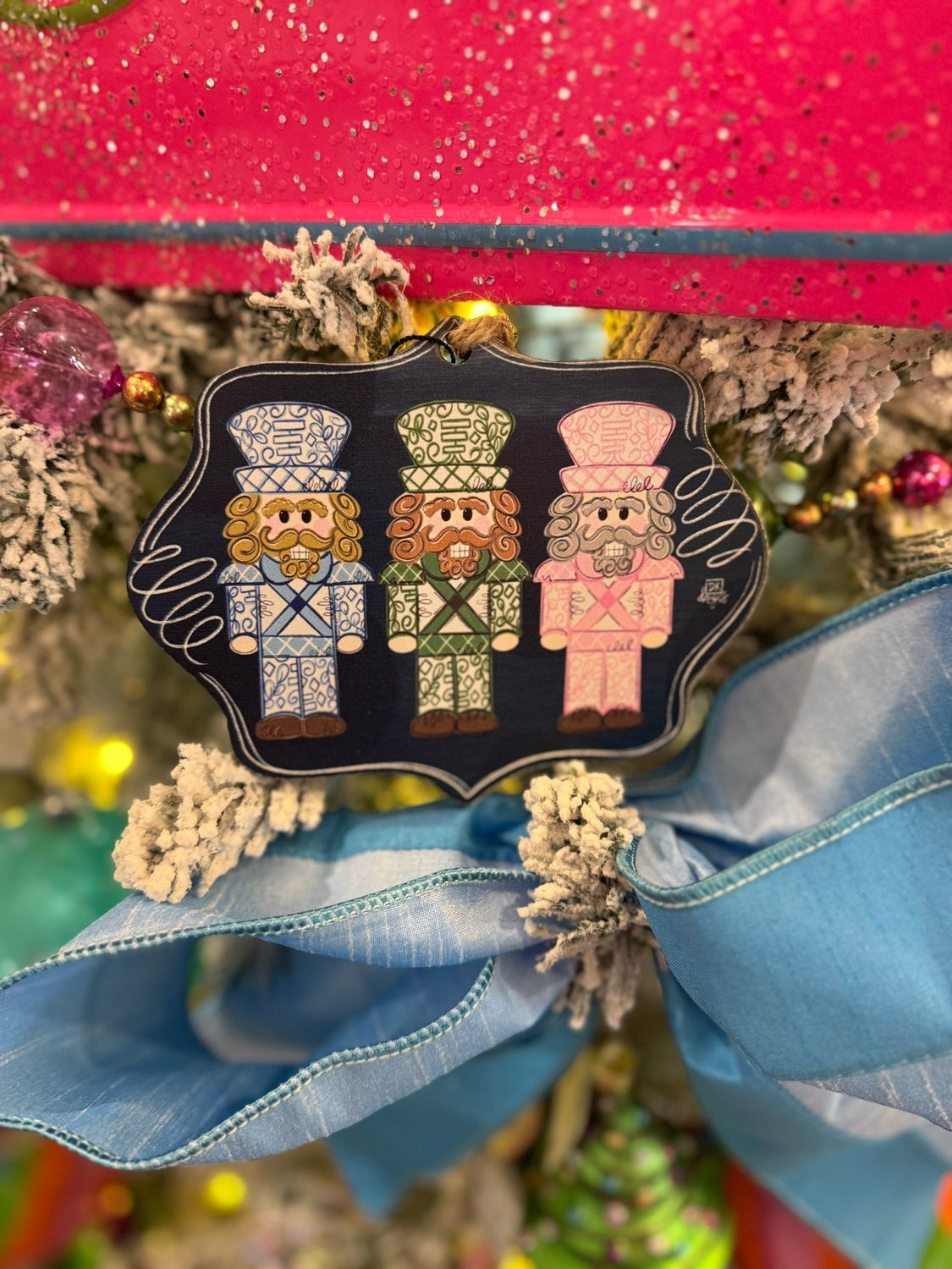 Navy Nutcrackers Ornament