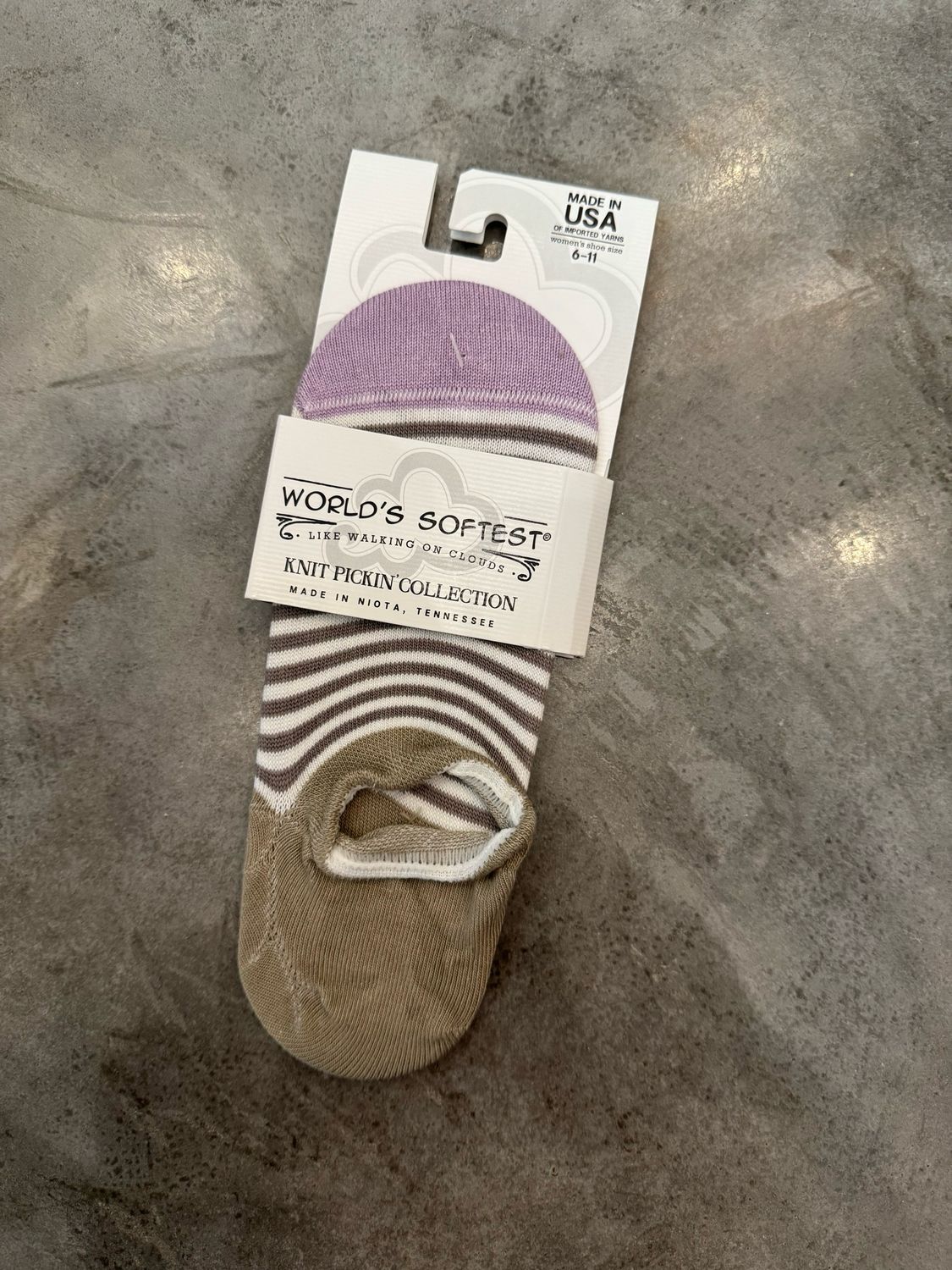 VG No Show Grey Multi