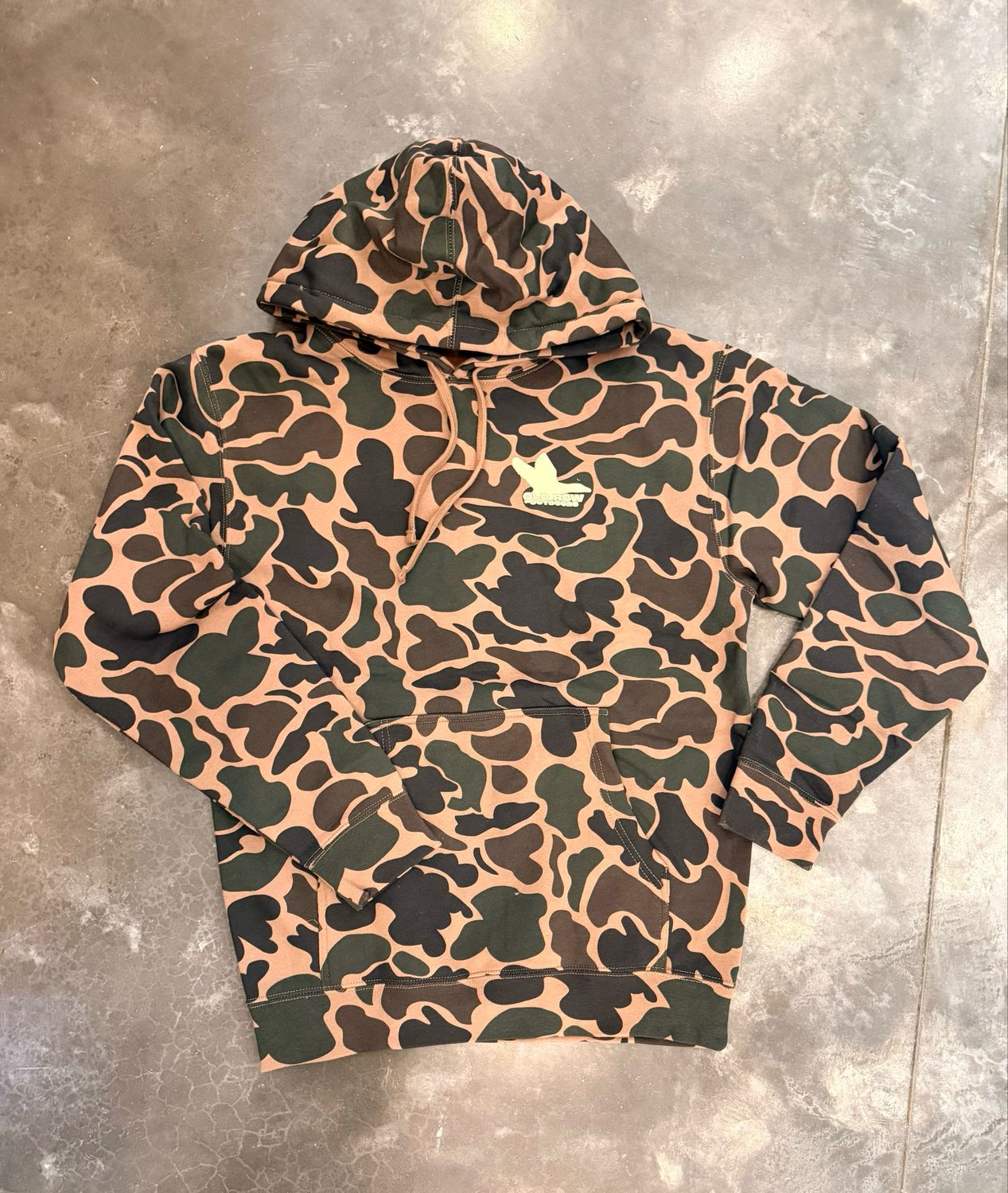 BC Old Row Flying Duck Camo Hoodie