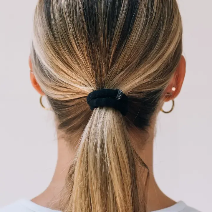 Nylon Hair Ties-Small-Jet Black