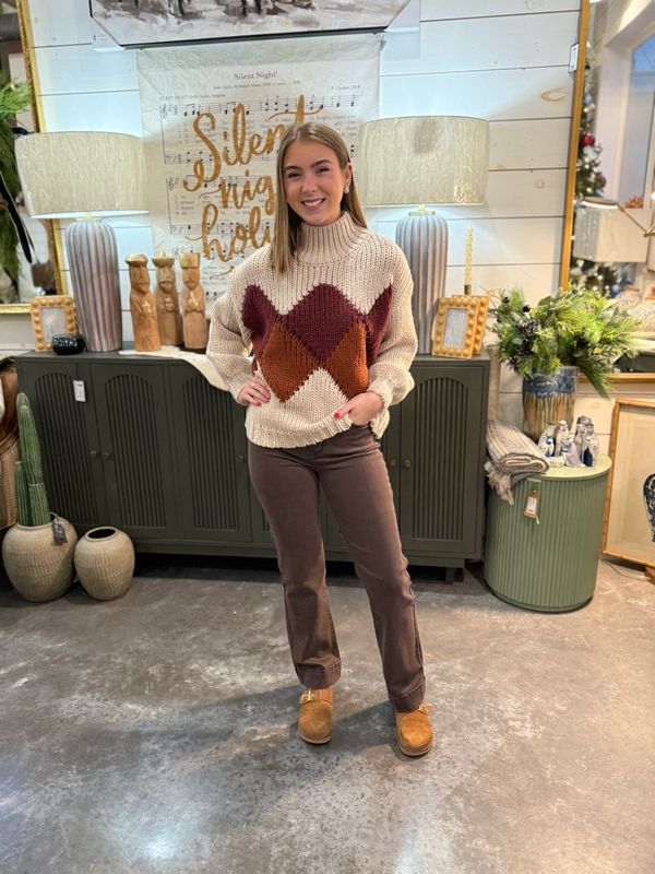 RM Super High Rise Bootcut-Chocolate