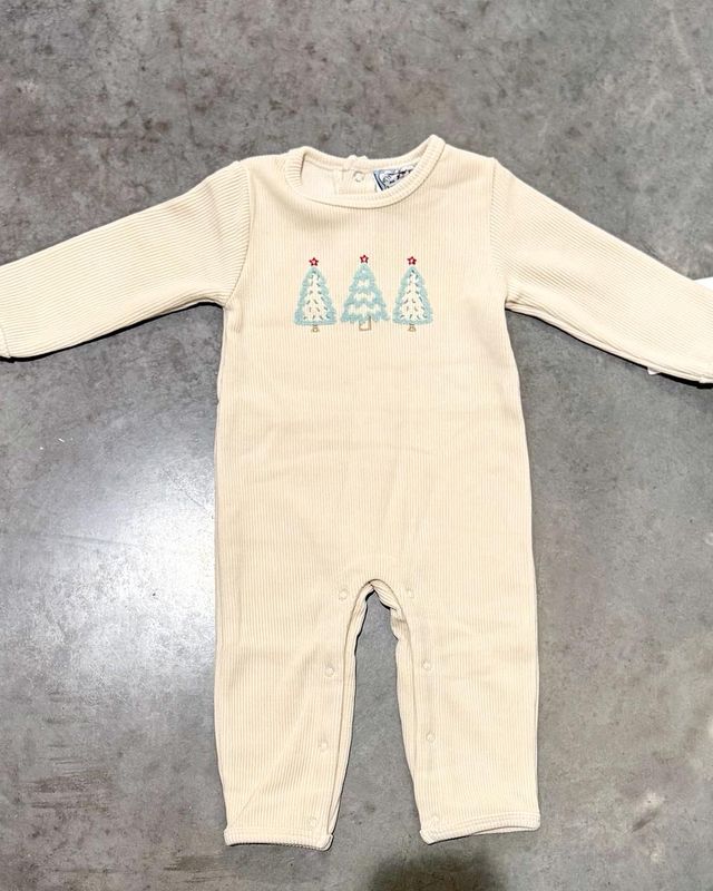 CH O&#39; Christmas Tree Boys Romper