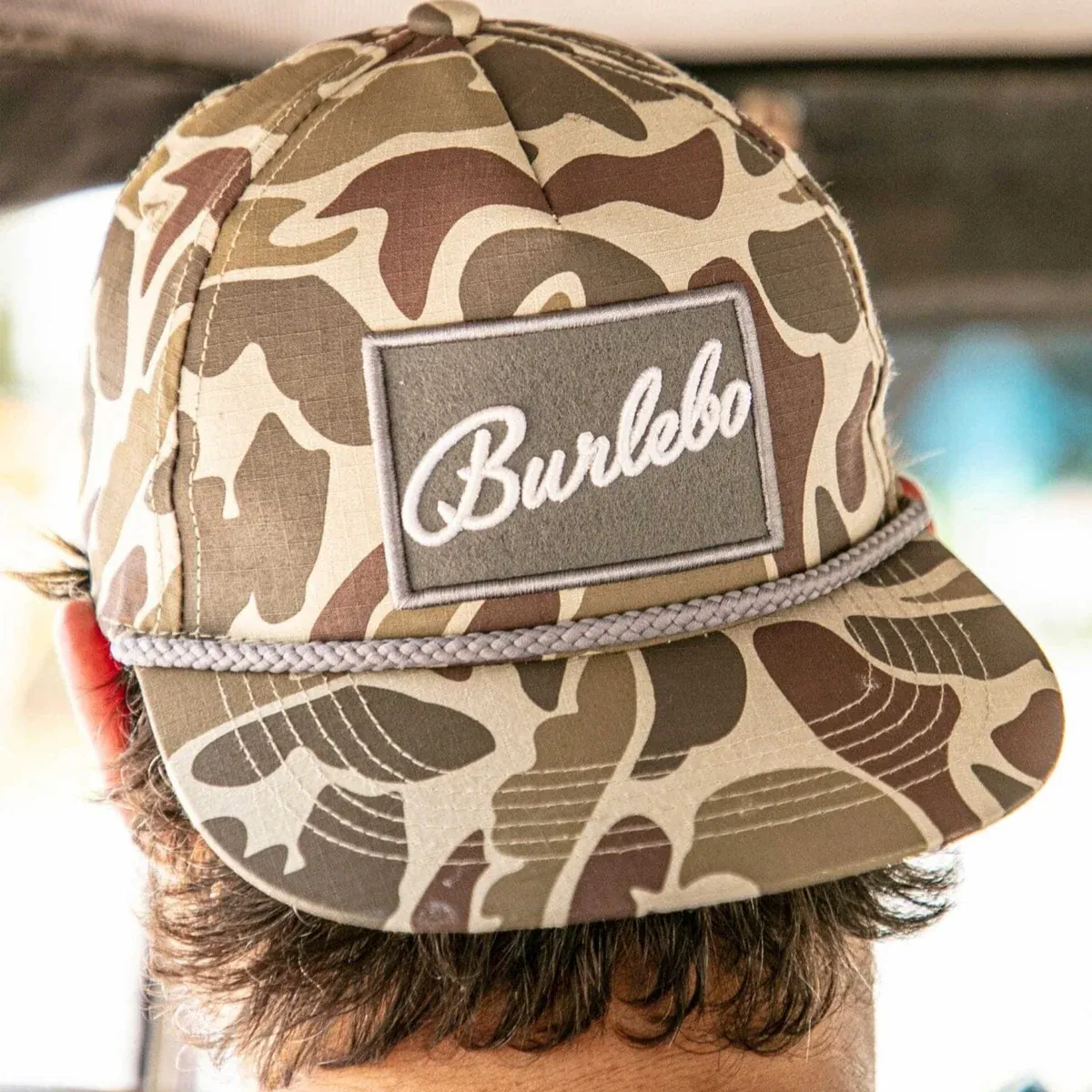 Burlebo Grey Patch Camo Cap