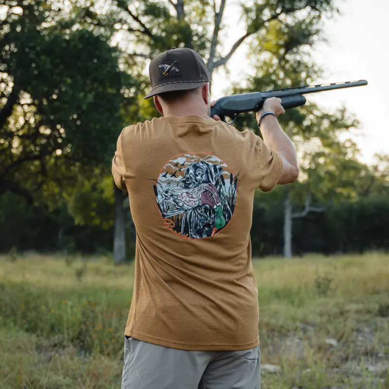 Duck Dog- Light Brown SS Tee