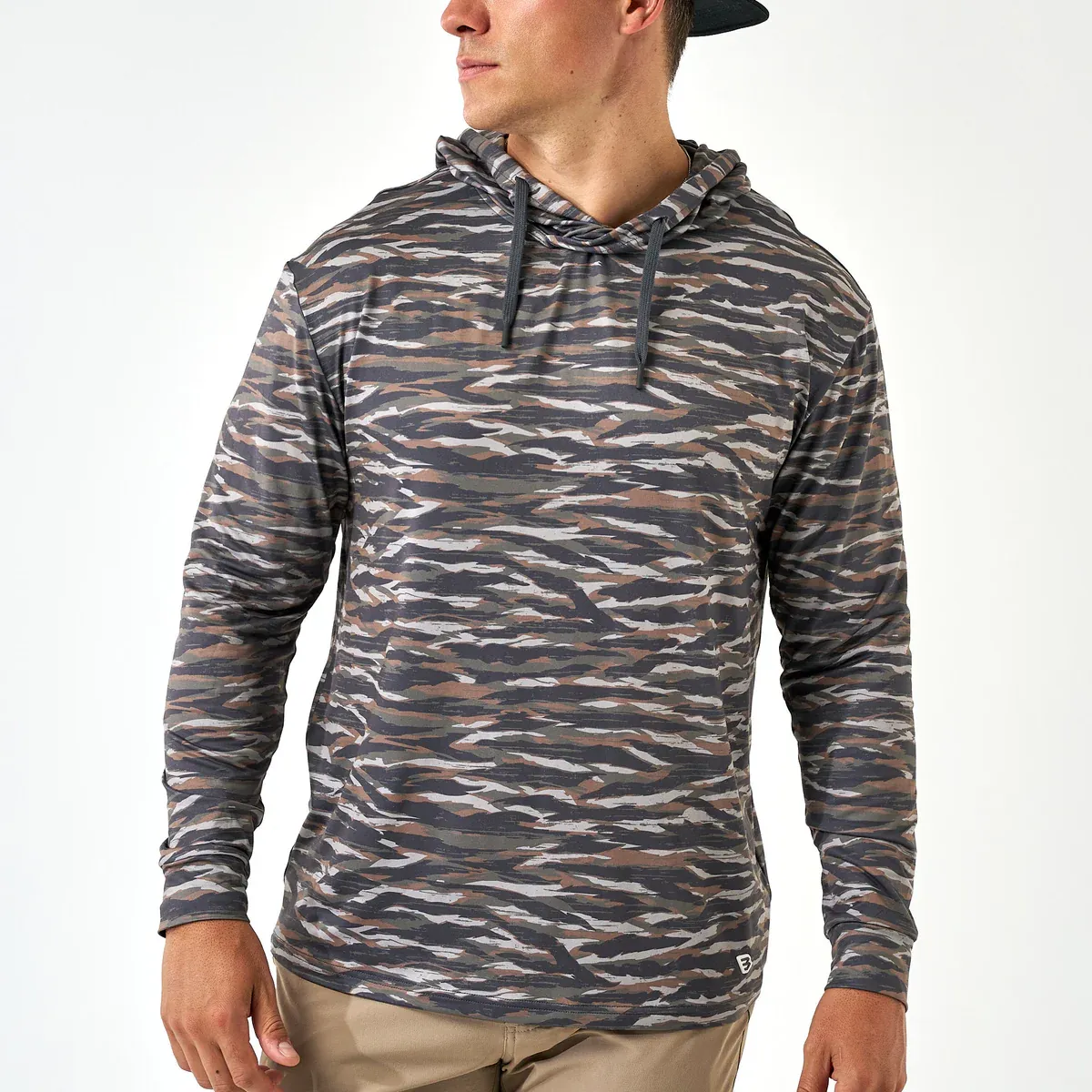 Performance Hoodie Tiger Stripe Camo Wetland