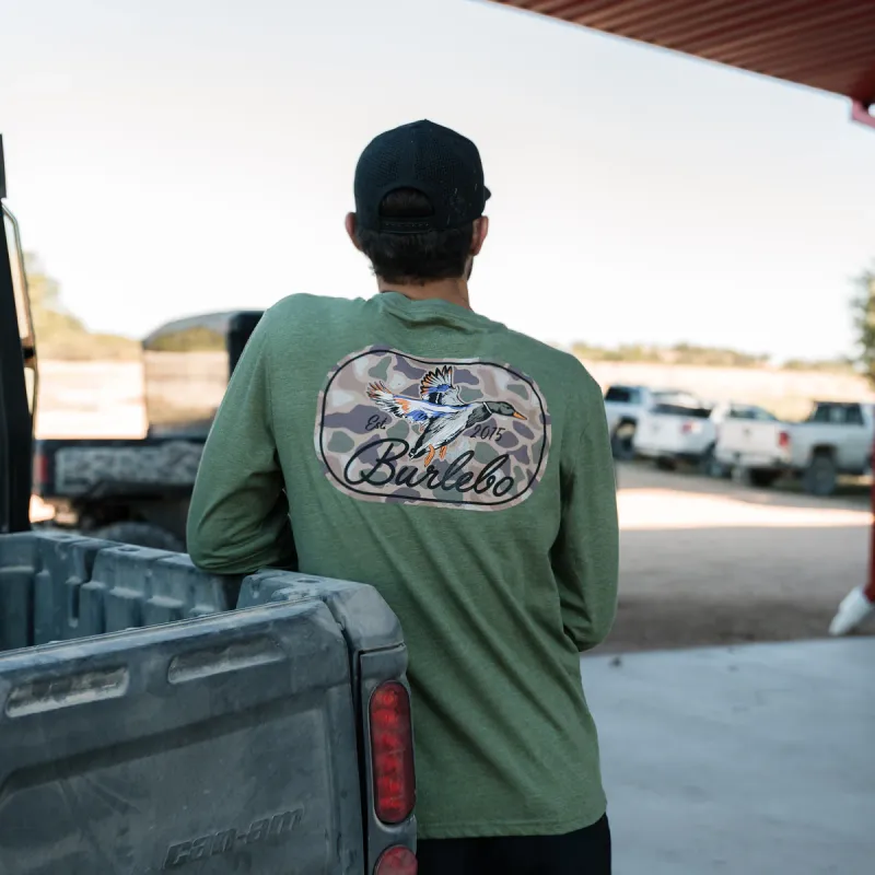 Ducks Flying in-Heather Olive