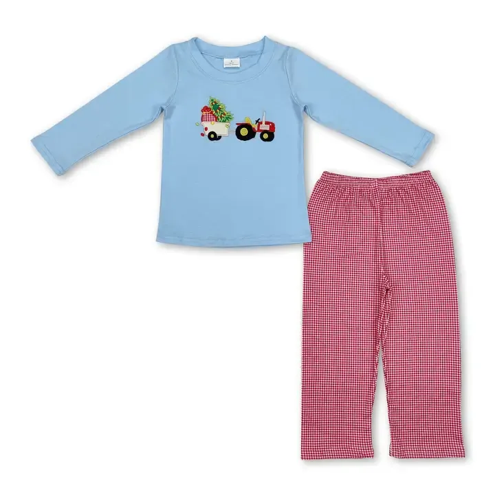 CS Christmas Tree Tractor Set