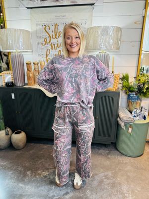 Pink Camo Tree Sweatshirt