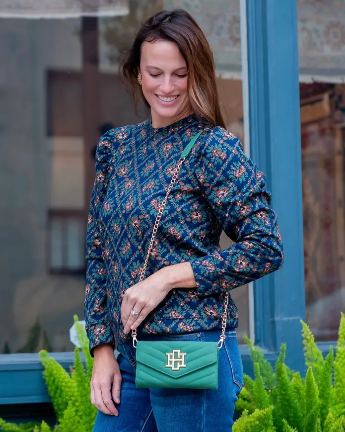 Carlington Clutch/Crossbody-Green