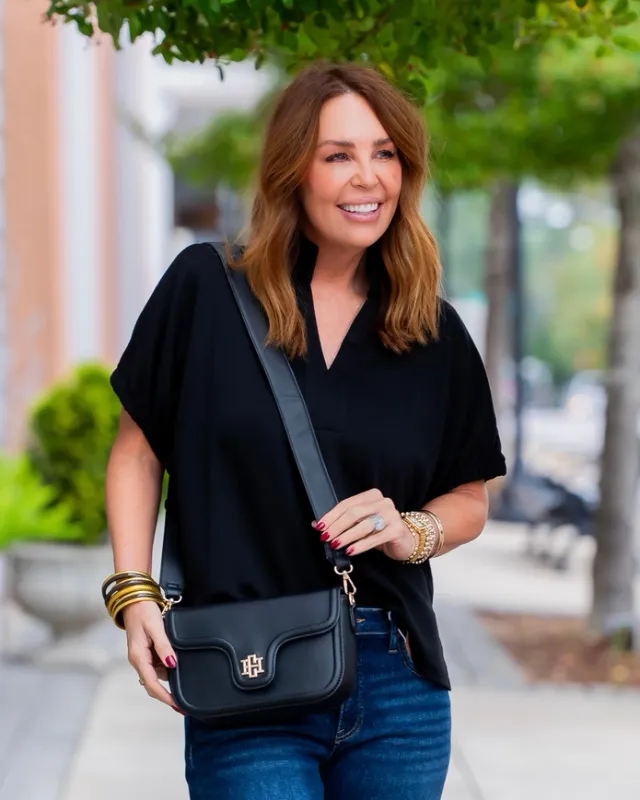 Juilet Crossbody Bag-Black