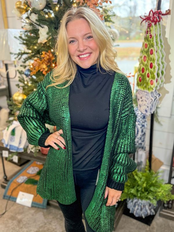 BW Cindy Cardigan Green