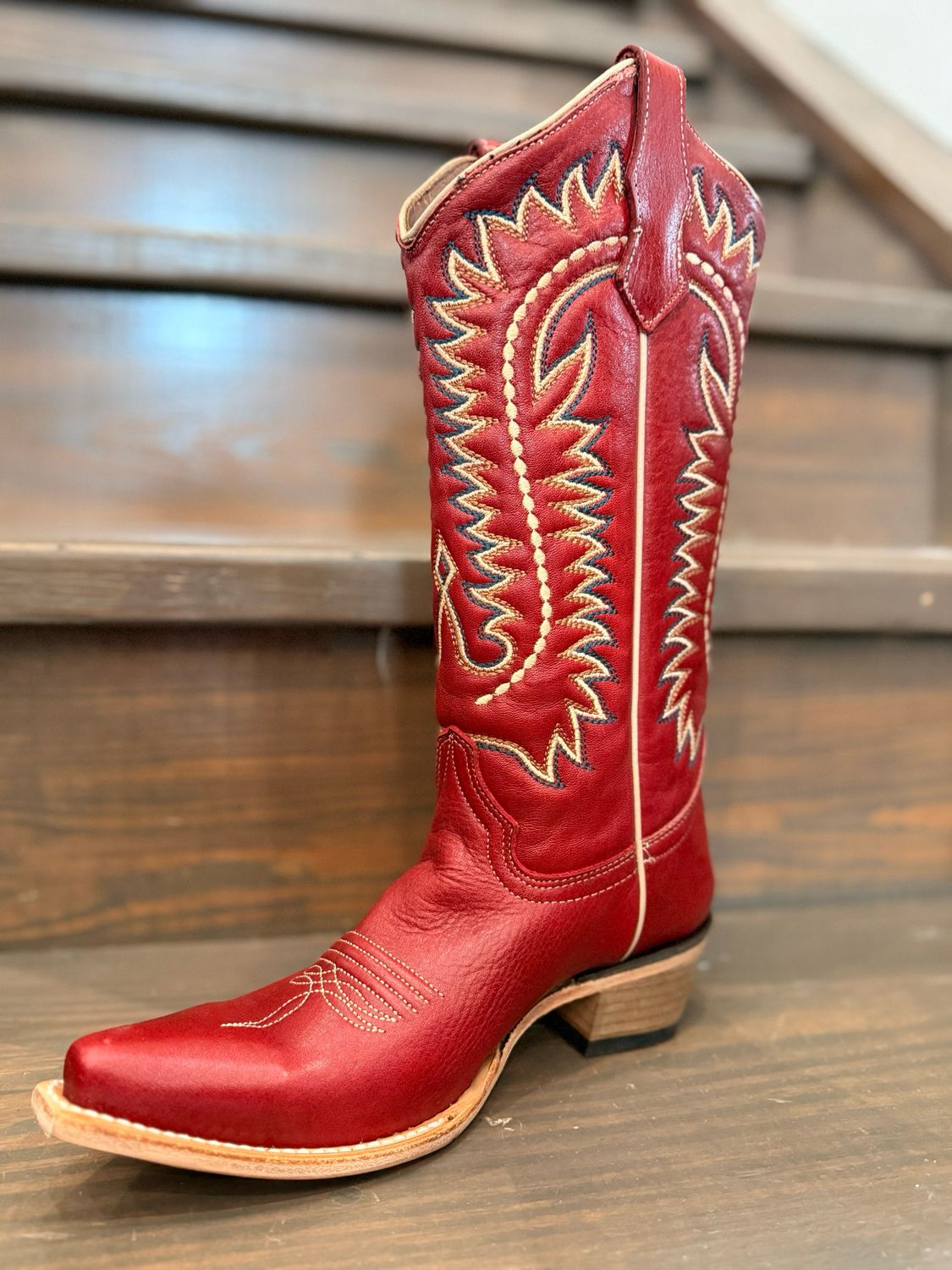 LD Red Embroidery Boot