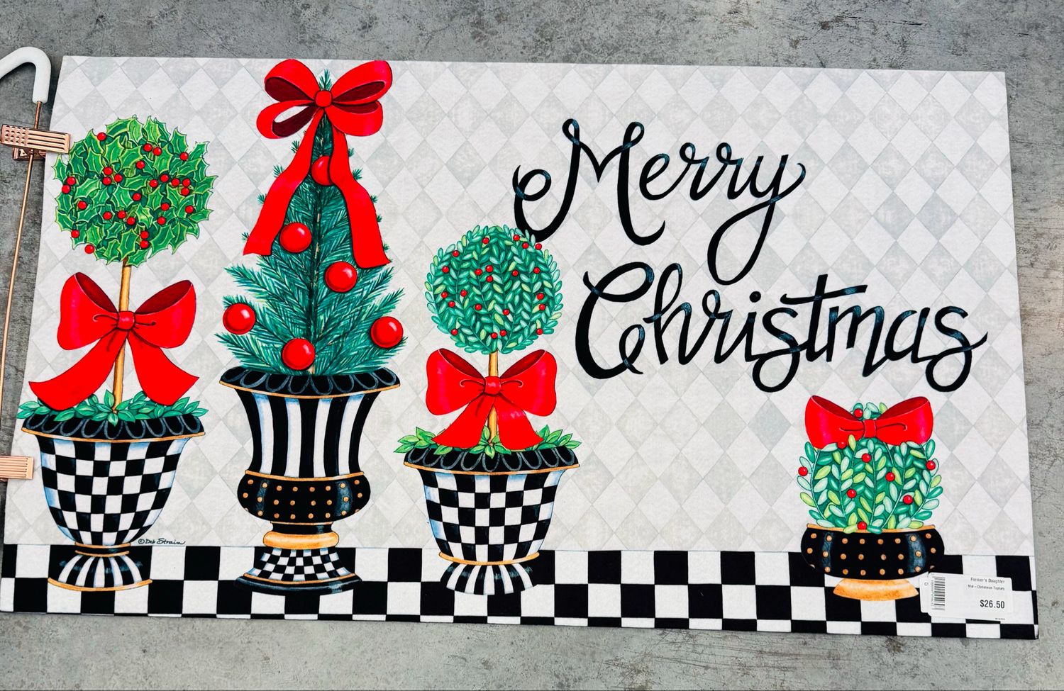 Mat-Christmas Topiary