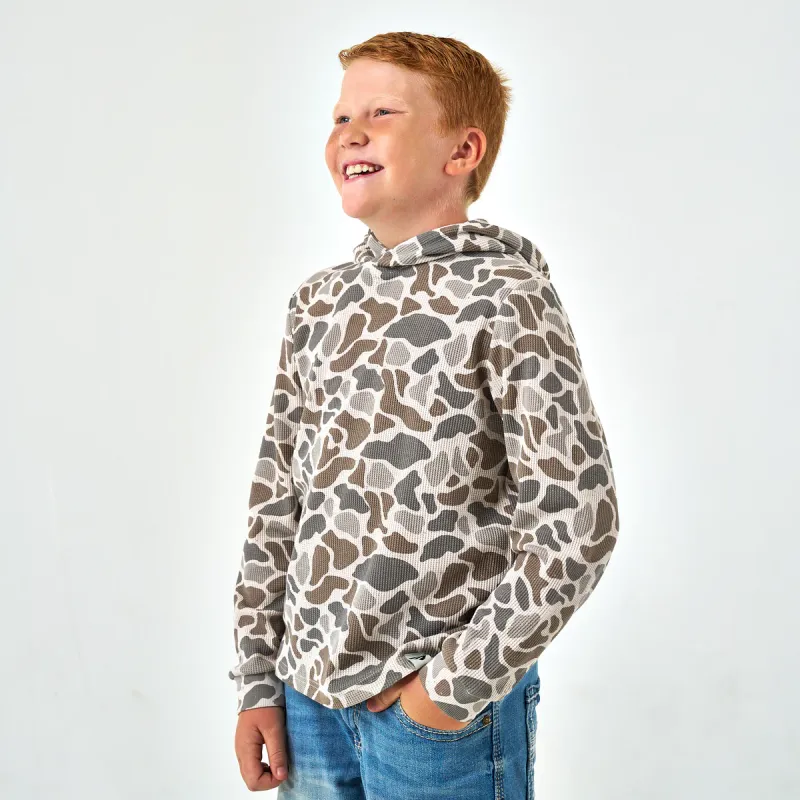 Youth Thermal Hoodie-Deer Camo