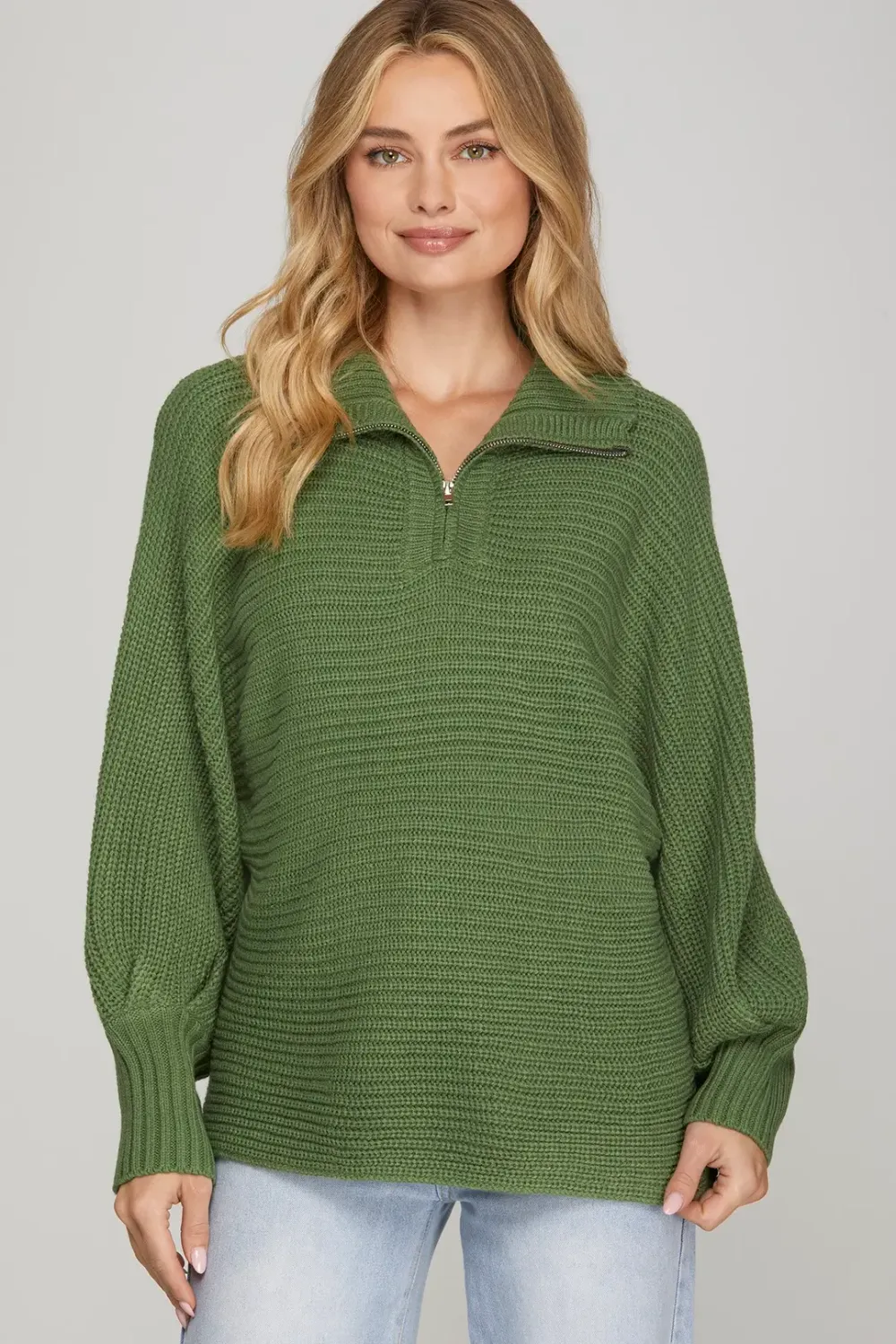 Ashley Olive Sweater