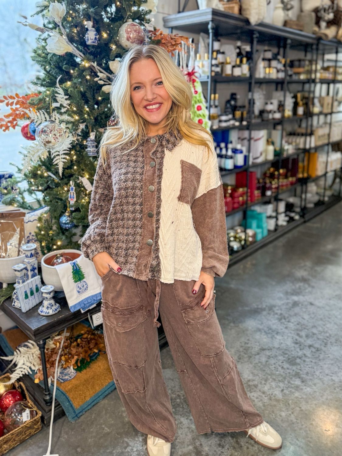 RD Chocolate Wide Leg Pants