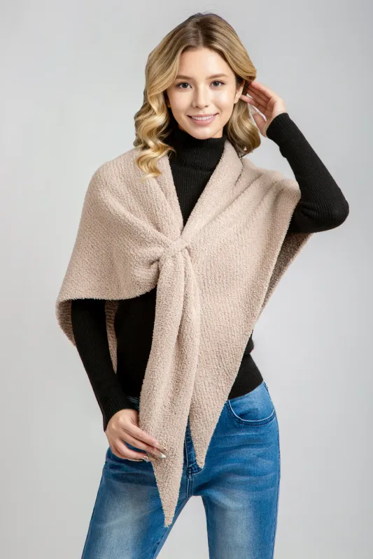 VG Comfy Luxe Beige Keyhole Wrap