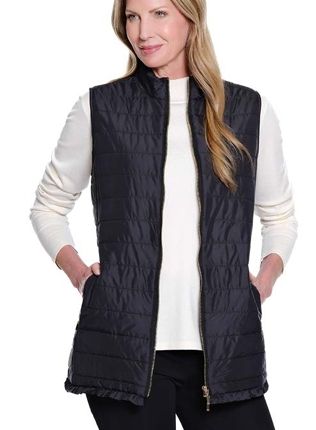 Black Quilted Vest