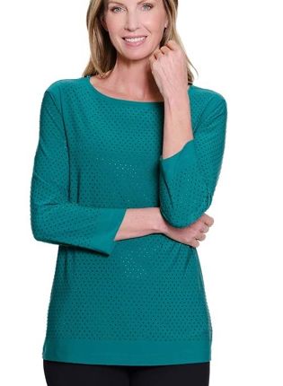 Evergreen Embellished Top