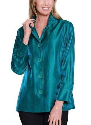 Evergreen Wire Collar Top