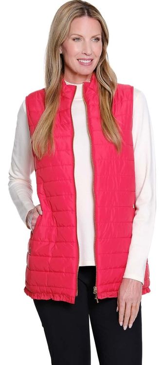 Red Quilted Vest