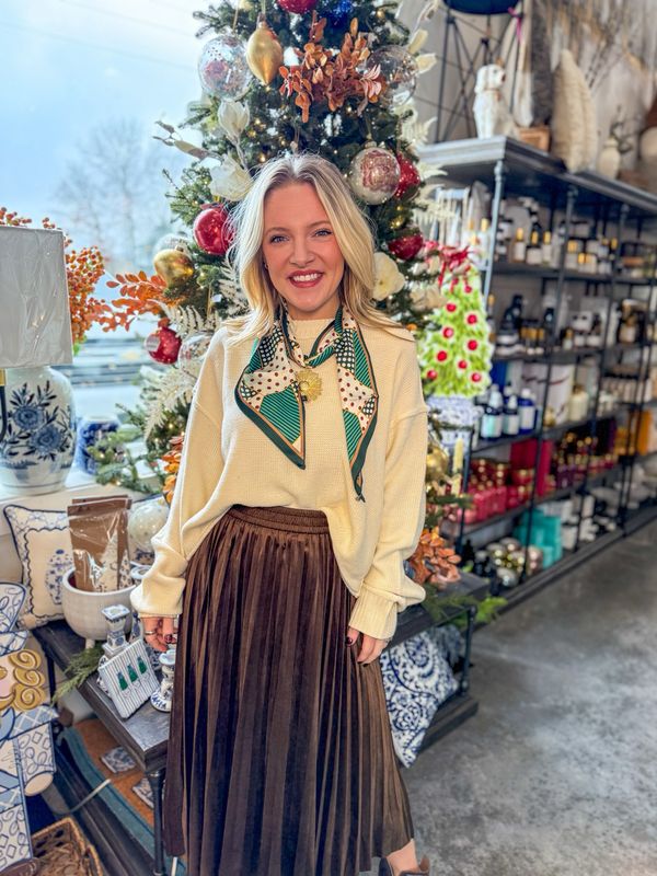 CH Everyday Cream Knit Top