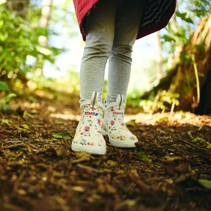 BC Paint Splatter Little Kids Ankle Deck Boot