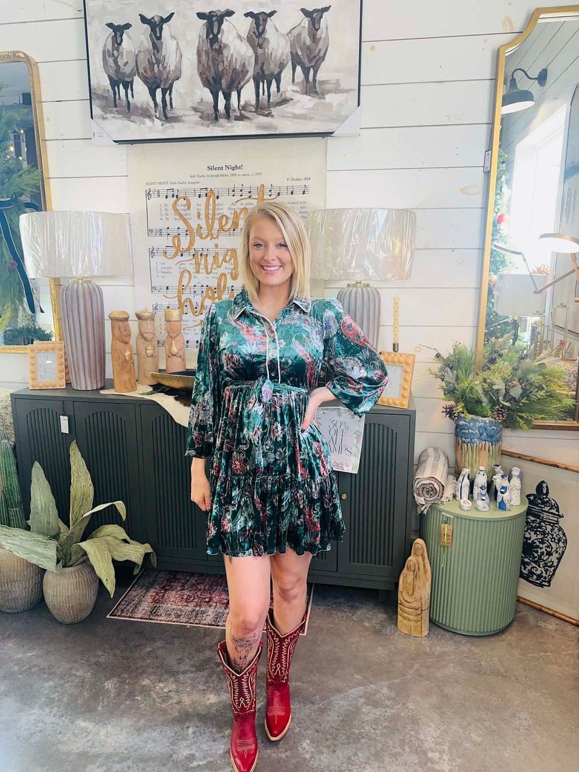 Houston Paisley Dress