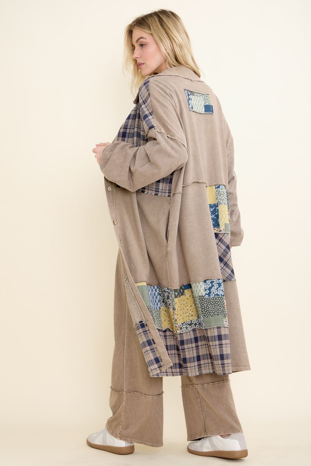 Vintage Olive Patch Jacket