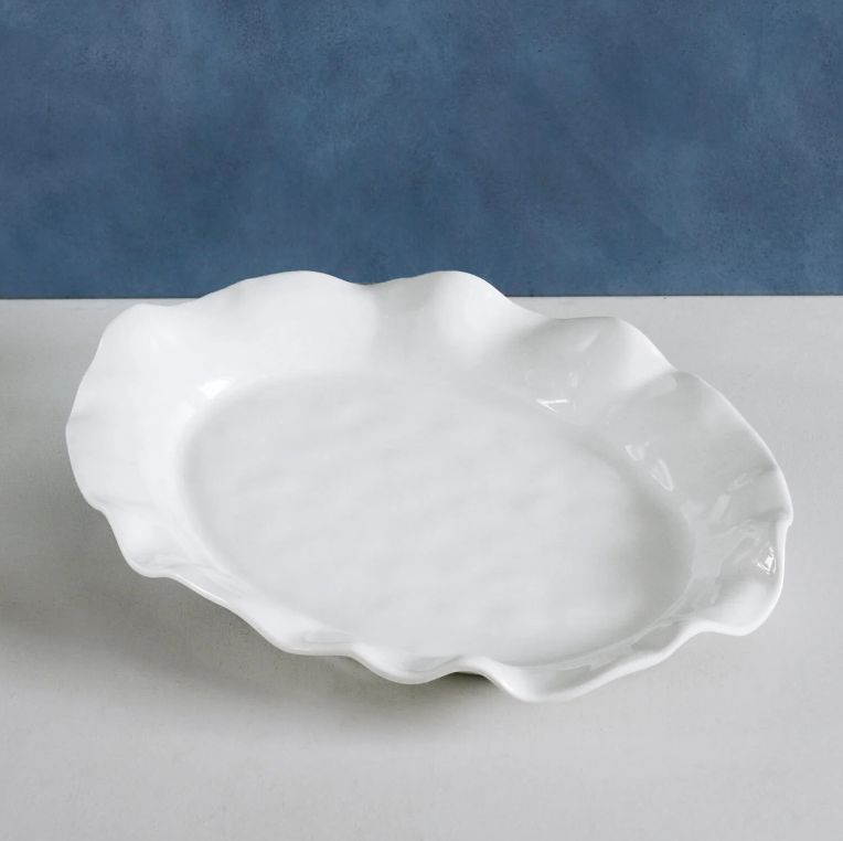 Vida Havana Oval Platter-White