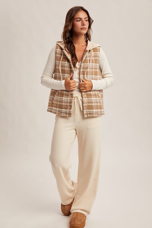 Camila Plaid Vest
