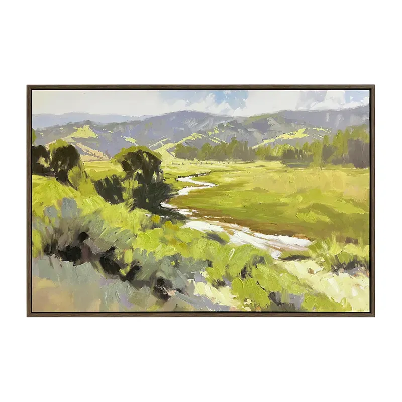 Green Streams Canvas